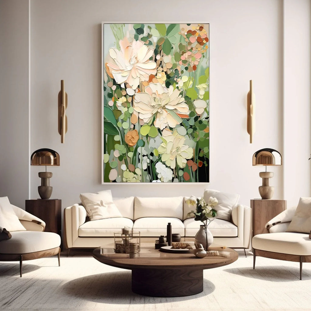 Colorful Painting "Blooming Serenade"