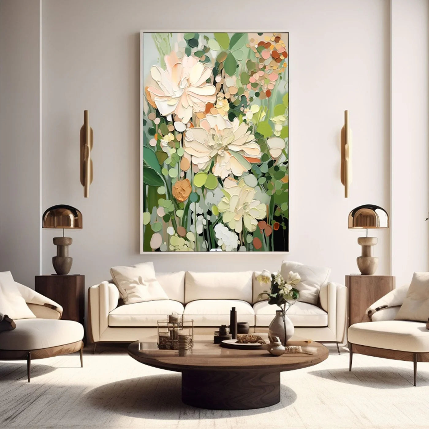 Colorful Painting "Blooming Serenade"
