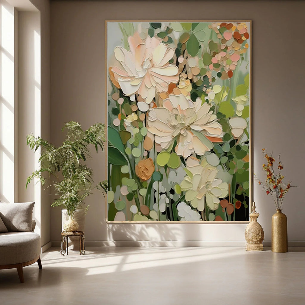 Colorful Painting "Blooming Serenade"