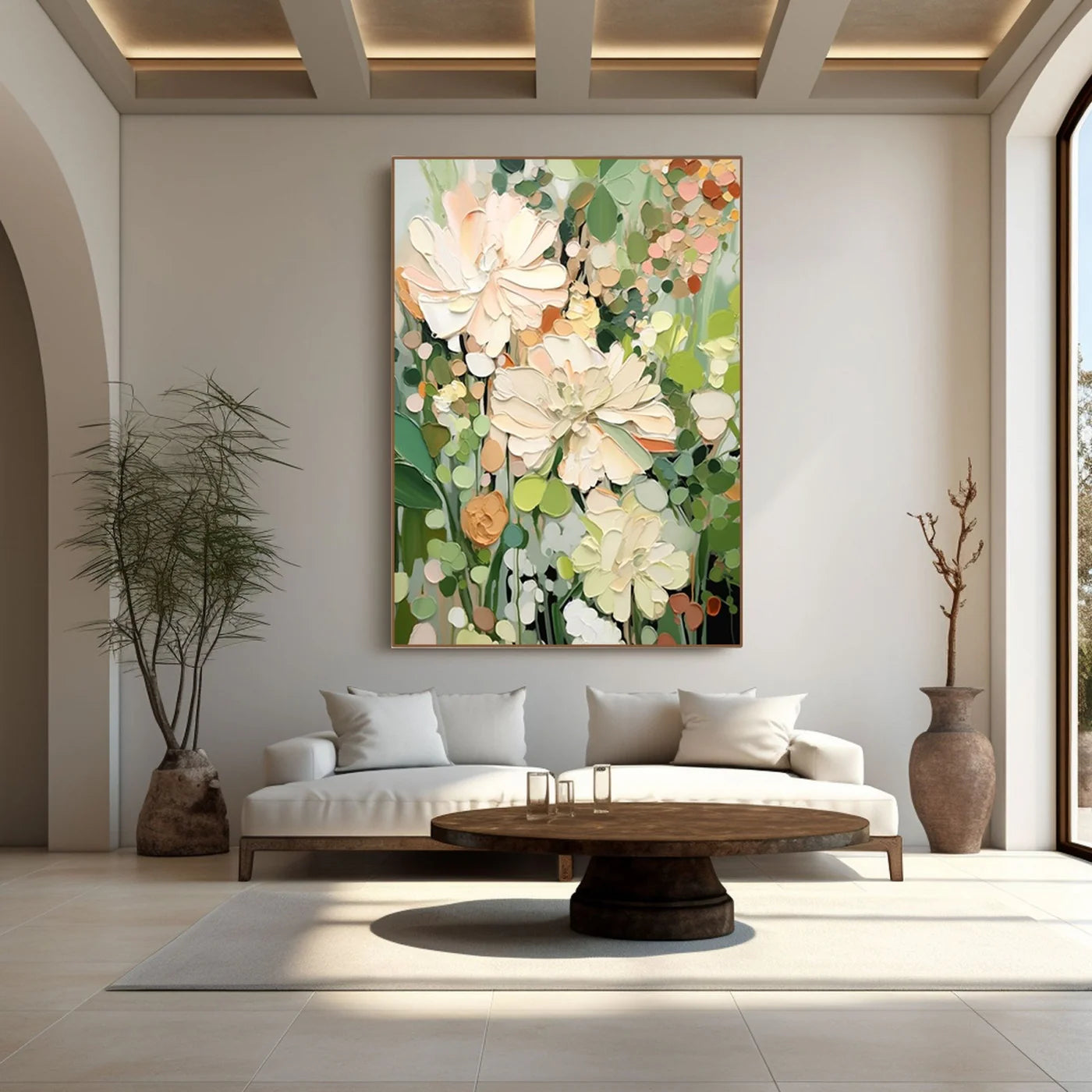 Colorful Painting "Blooming Serenade"