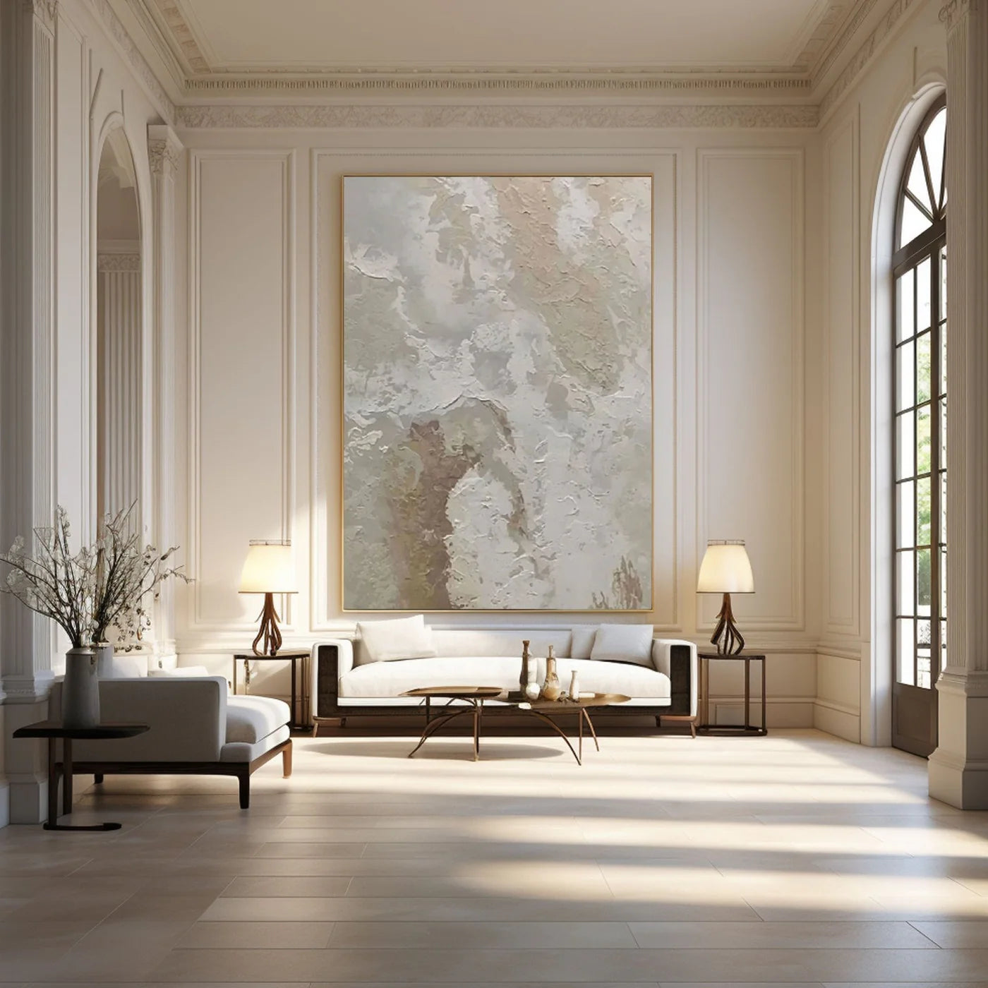 Wabi Sabi Painting "Nebular"